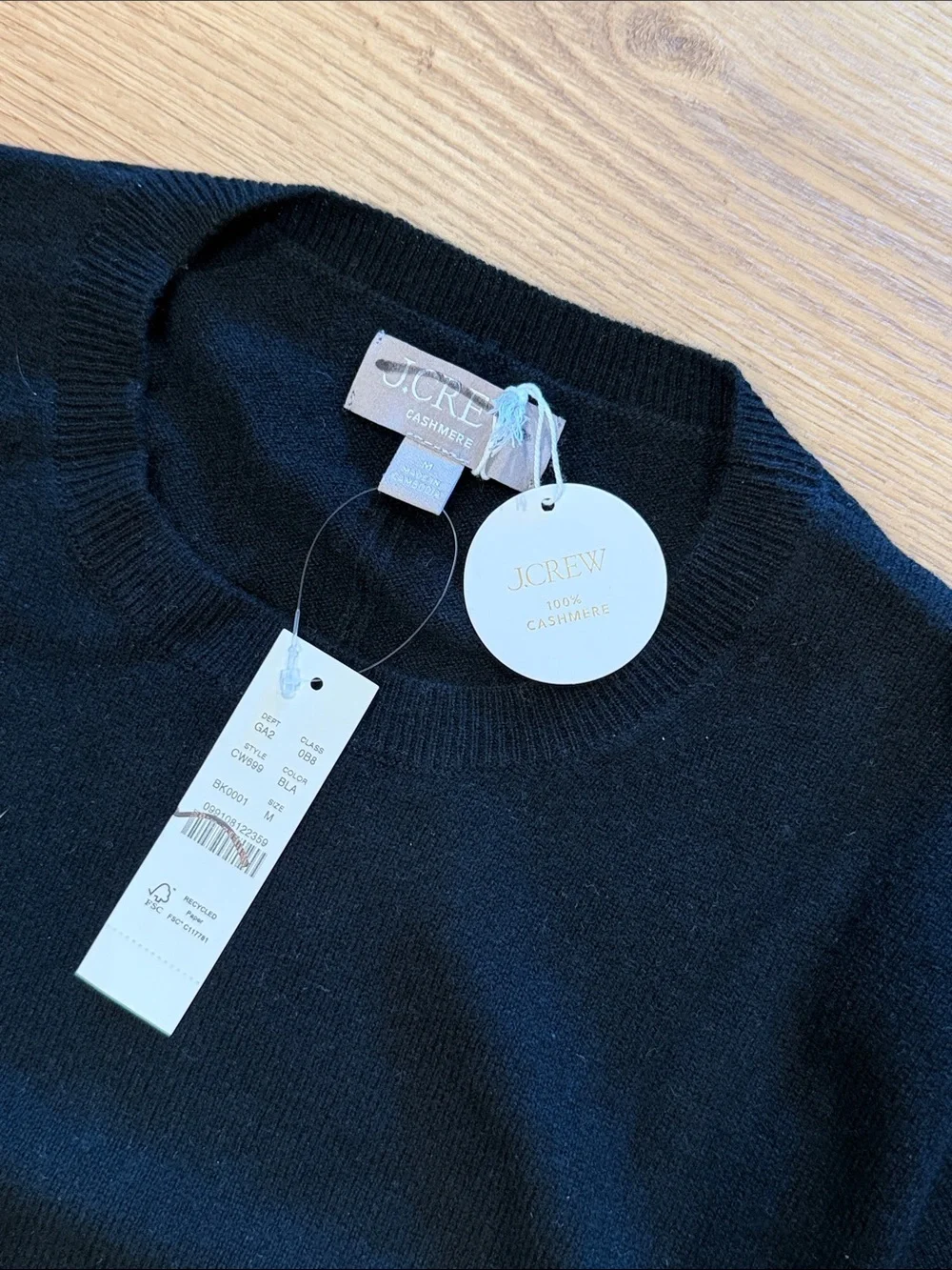 J Crew Rolled cashmere long-sleeve sweater